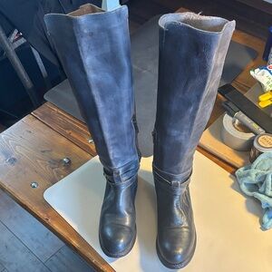 BED|STU Leather Boots knee high